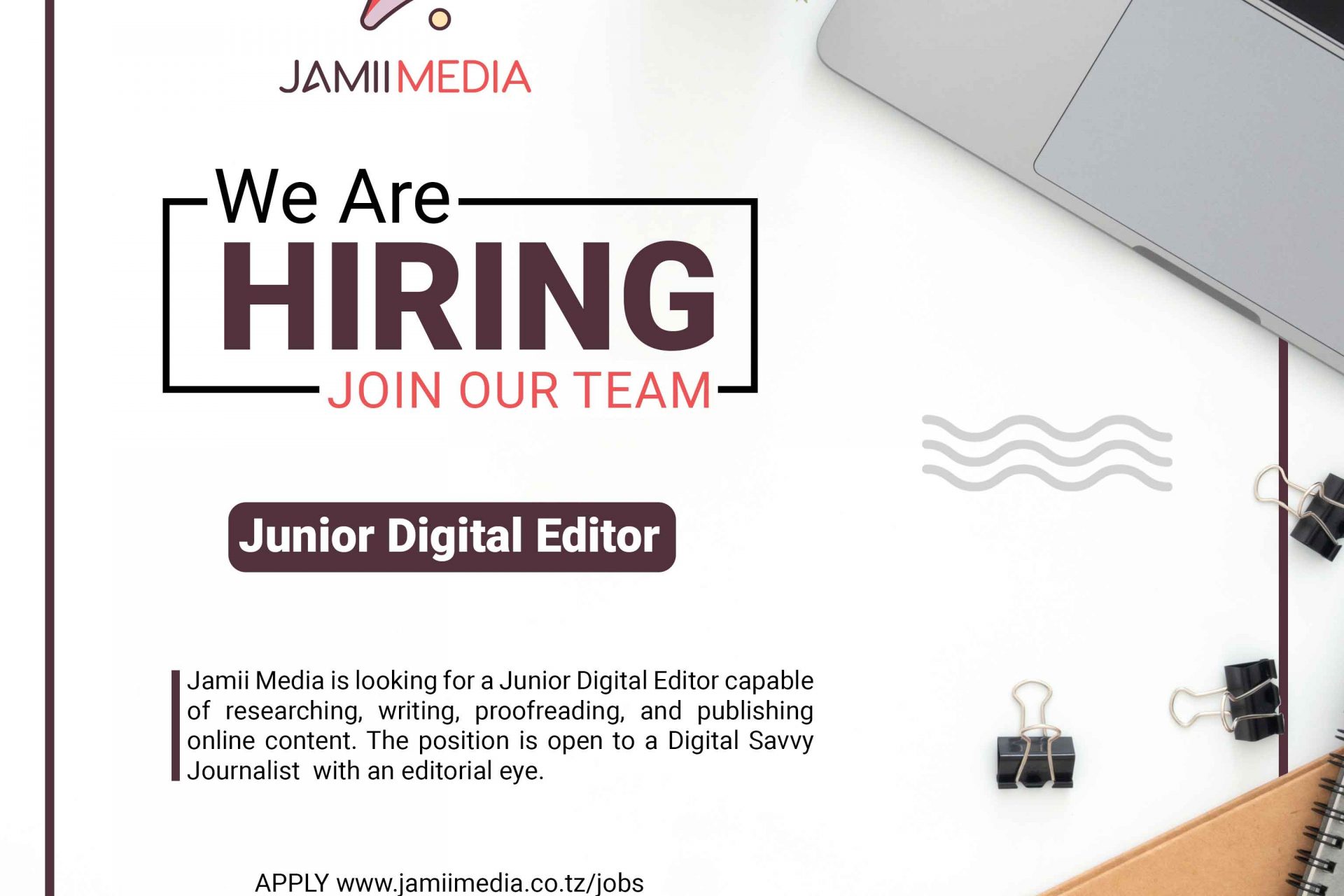 Job Alert: Junior Digital Editor (under a Consultancy Contract)